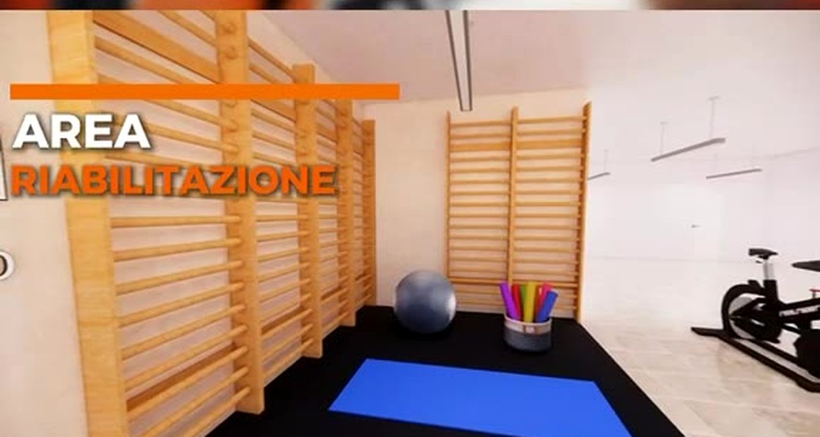 La palestra riabilitativa del centro